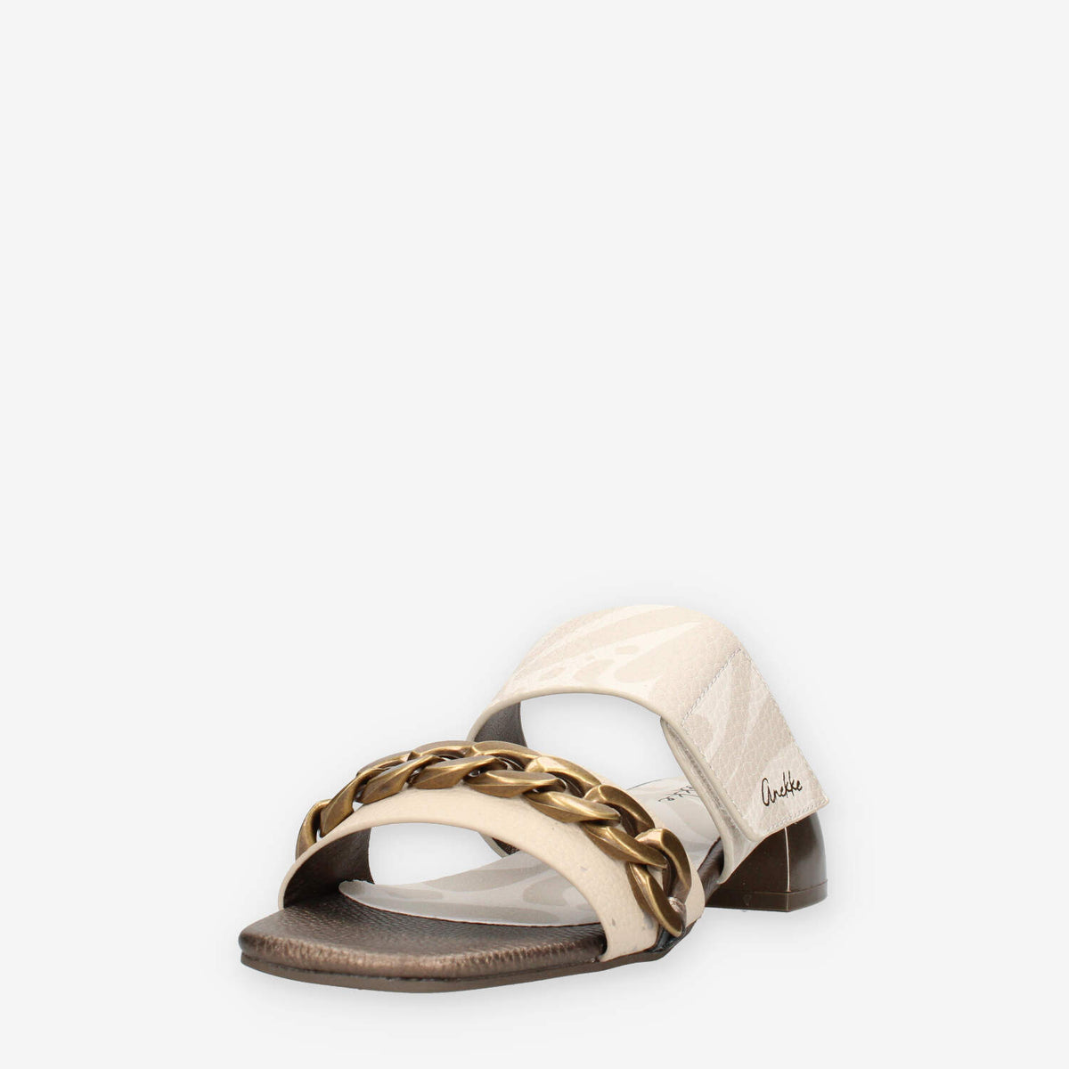 Anekke 42381-BEIGE Sandali da donna beige con tacco