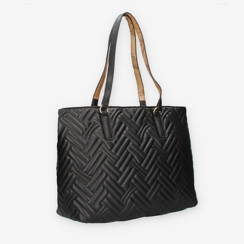 Alviero Martini Prima Classe LLD11-9143-0001 Borsa Shopping nera e Geo Classic