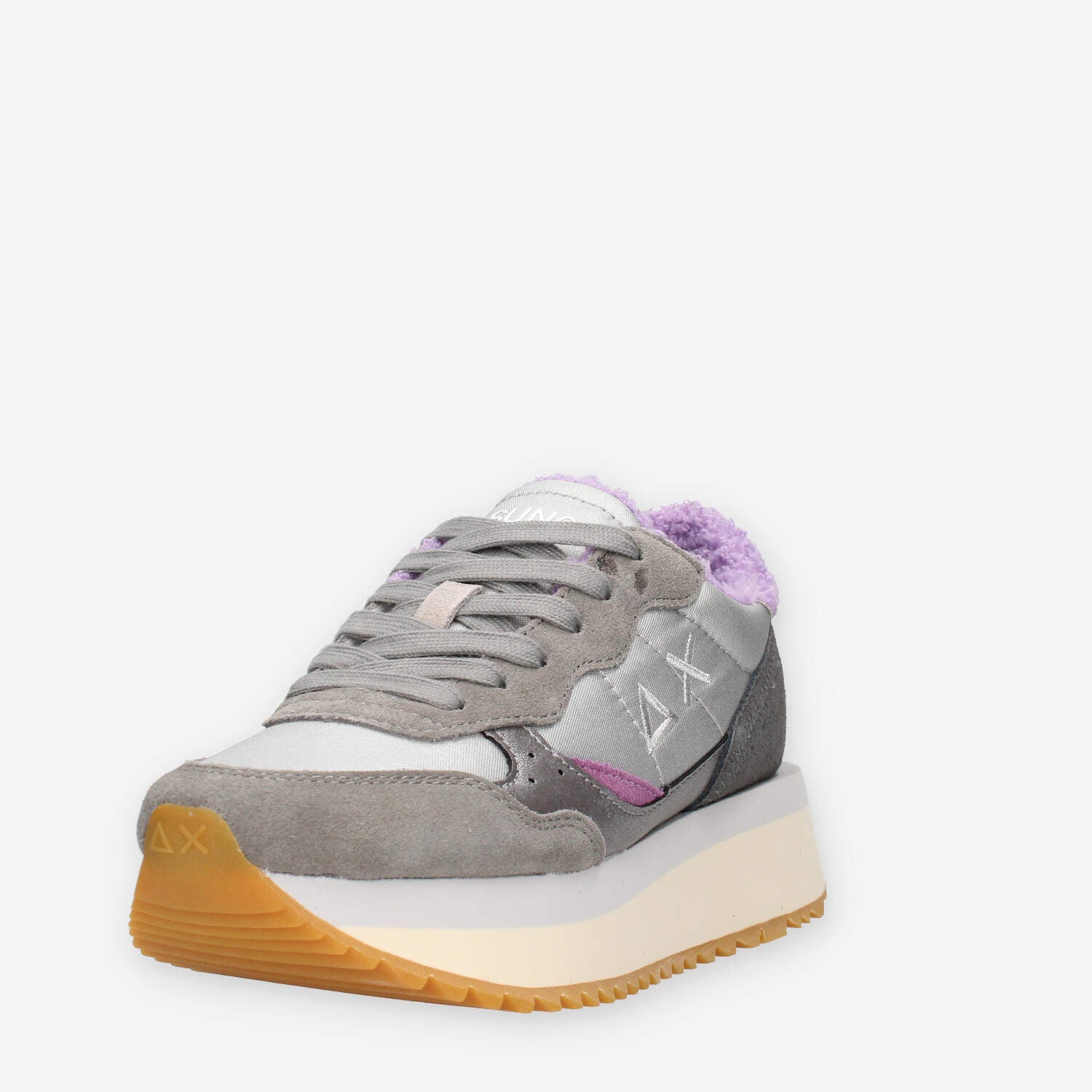 Z44213-34GRIGIO MEDIO Sun 68 Big Ally Winter Sneakers grigie da