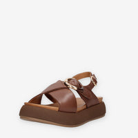 Inuovo A96066-PRALINE Sandali marroni da donna