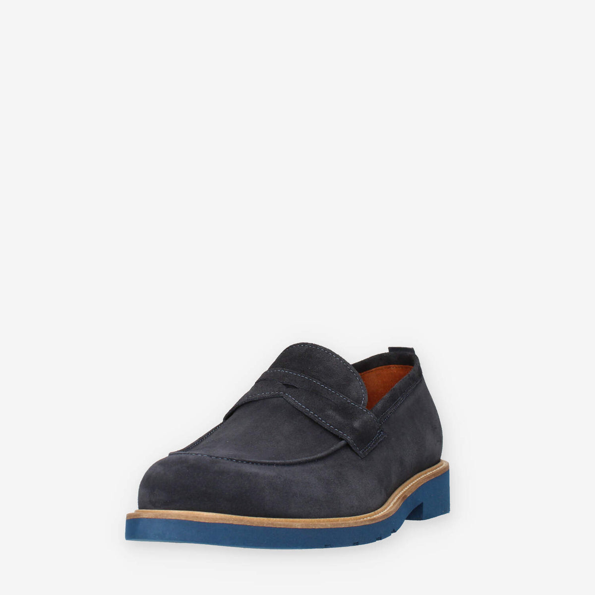 Exton 5176-CAM-BLU Mocassini blu da uomo