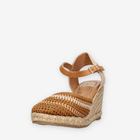 O-Joo OL61530A-026 GERI CROCHET Espadrillas marroni da donna