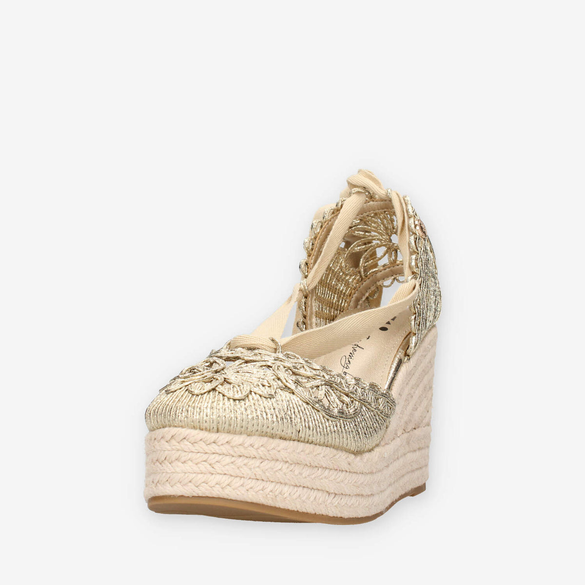 Xti Tentations 145422-ORO Espadrillas oro da donna