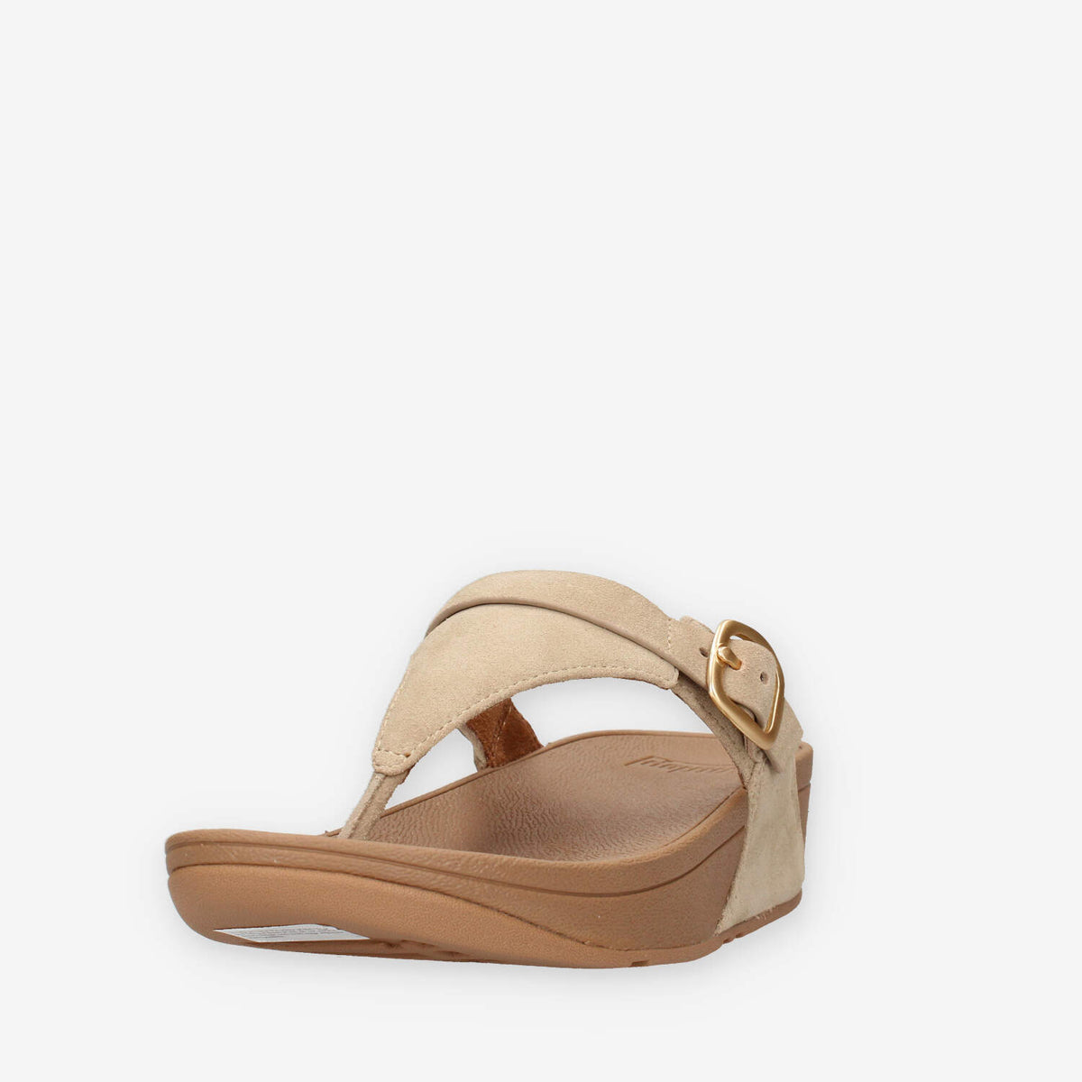 Fit Flop A4J-923 Lulu Sandali infradito beige in camoscio con fibbia