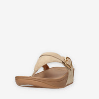 Fit Flop A4J-923 Lulu Sandali infradito beige in camoscio con fibbia