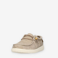 Walk in Pitas WP150-WALLABI-WASHED-57BEI Slip on beige da uomo