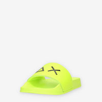 Sun 68 X36310K63GIALLO FLUO BOY'S SLIPPERS LOGO (KID)