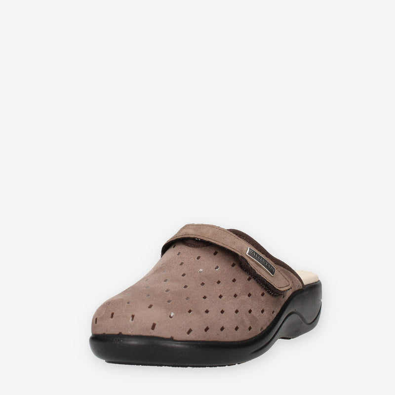 Valleverde 37304-TAUPE Pantofole taupe da donna
