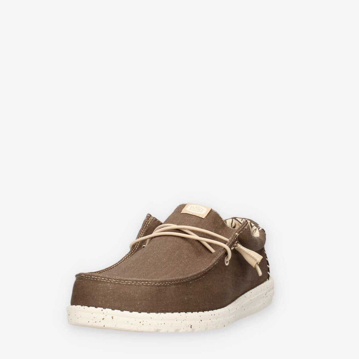 Hey Dude HD.40700-2LN Wally Stretch Canvas Slip on marroni da uomo