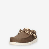 Hey Dude HD.40700-2LN Wally Stretch Canvas Slip on marroni da uomo
