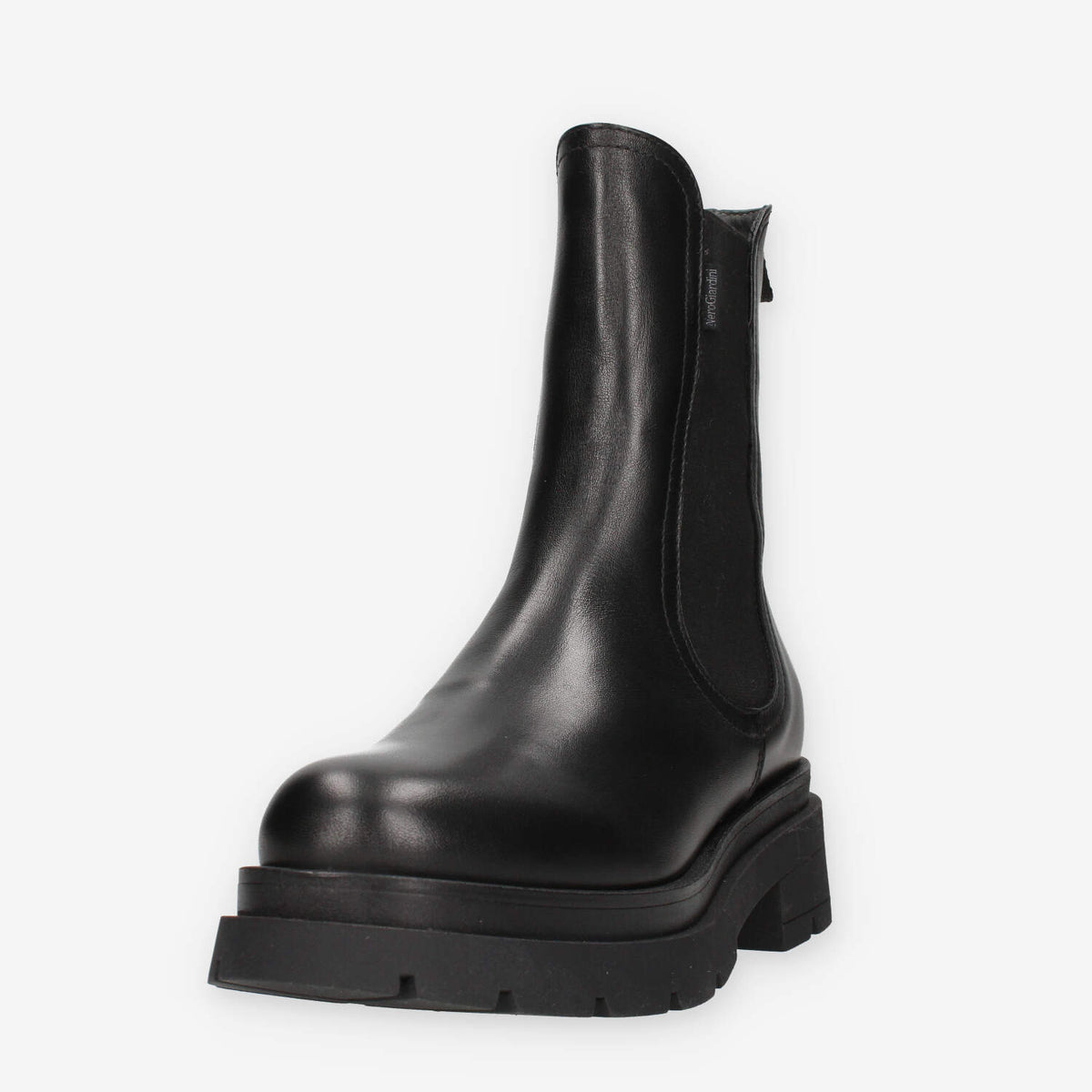 Nero Giardini I411946D-100 Stivaletti neri da donna con fodera in montone