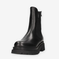 Nero Giardini I411946D-100 Stivaletti neri da donna con fodera in montone