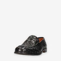 Exton 9971-INTEC-NERO Mocassini neri da uomo