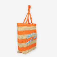 Colors of California HC.HOLLY03-ORA Borsa a spalla arancione in raffia