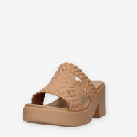 Crocs CR.209979-SEPI Brooklyn Woven Slide Heel W