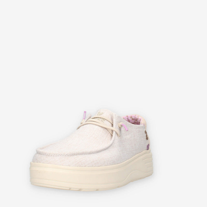 Walk in Pitas POPPY-77CRUDO Slip on beige da donna