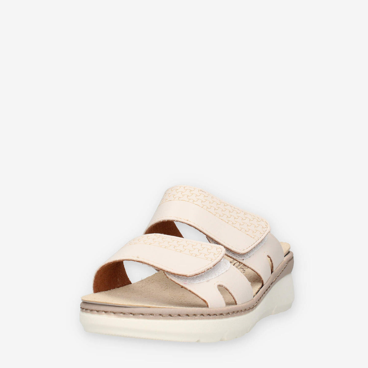 Clia Walk ESTRAIBILE653-CANAPA Ciabatte beige da donna