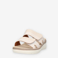 Clia Walk ESTRAIBILE653-CANAPA Ciabatte beige da donna