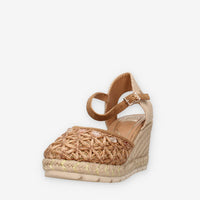 O-Joo OL61501A-026 GERI FLOWER Espadrillas marroni da donna