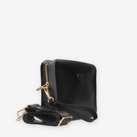 Marc Ellis FLAT FLOWE-BLACK / LIGHT GOLD Borsa a tracolla nera e oro