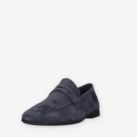 Frau 34B5-BLU Mocassini blu da uomo