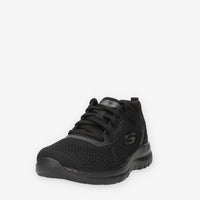 12607-BBK Skechers Bountiful Quick Path Sneakers nere da donna