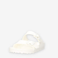 Birkenstock 0129443-WHITE Arizona Eva Sandali scalzati bianchi (calzata stretta)