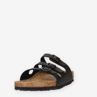 Birkenstock 0053013-BLACK Florida SFB Sandali scalzati neri (calzata stretta)