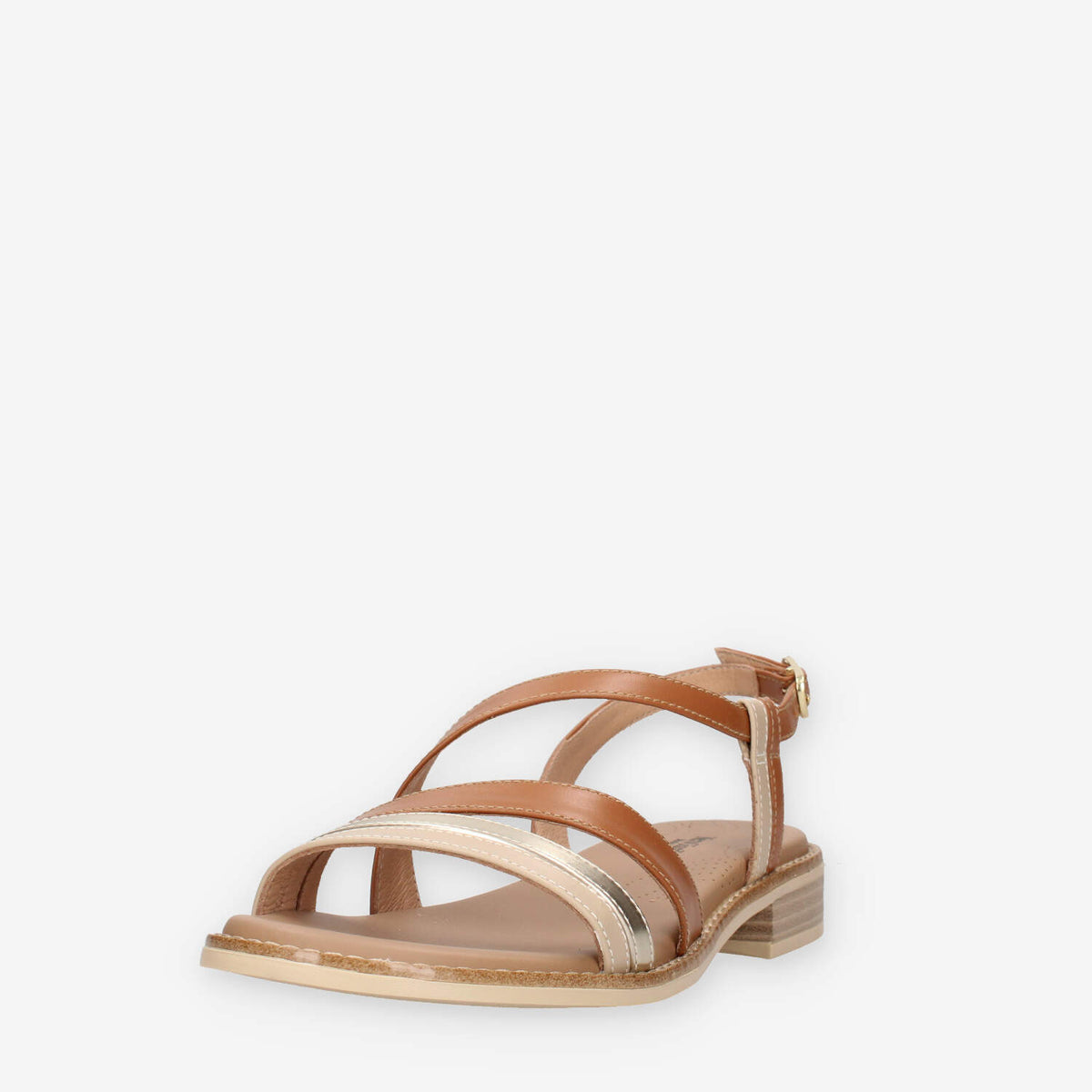 Nero Giardini E513422D-453 Sandali bassi cuoio da donna