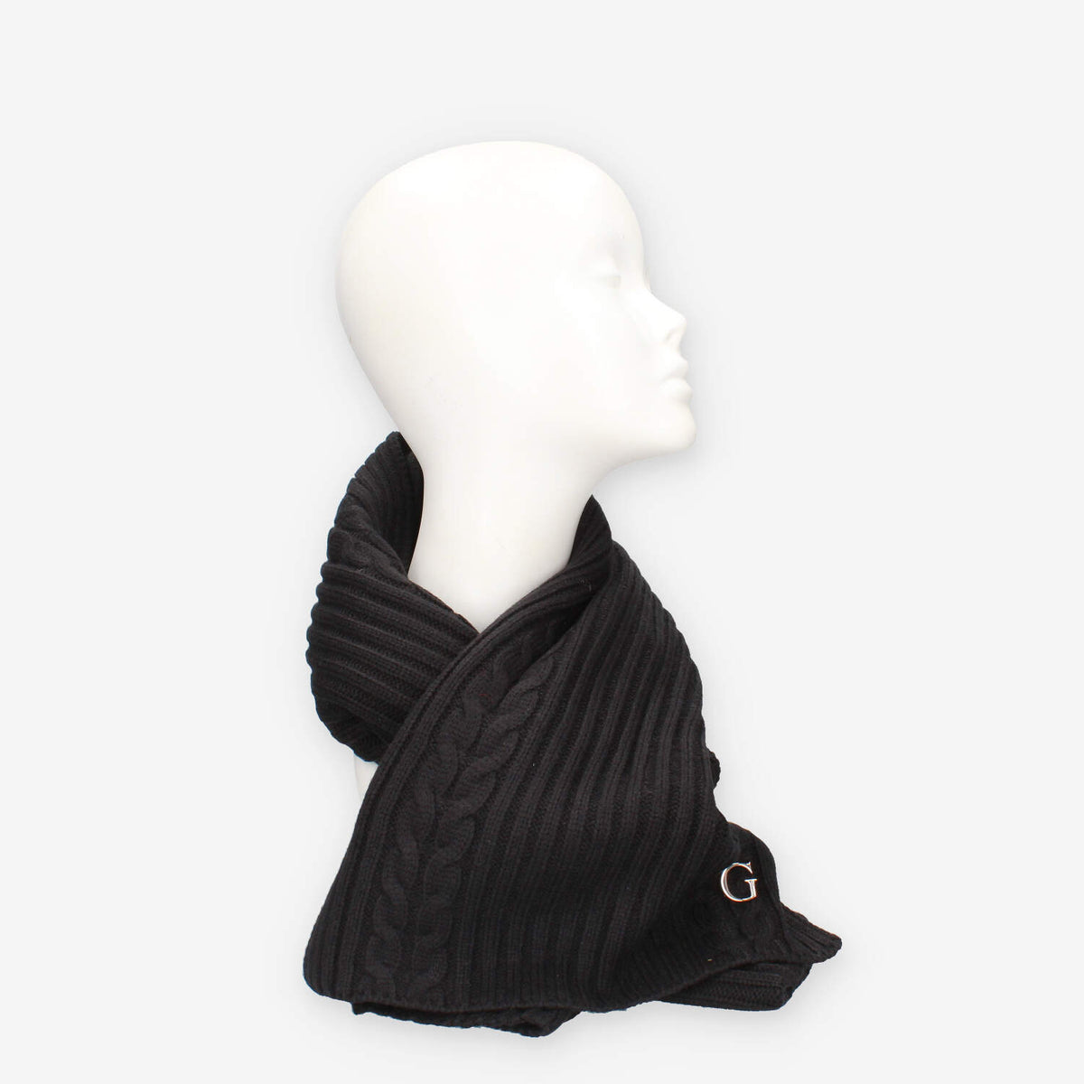 Guess AW5383-POL03-BLA KNITTED SCARF