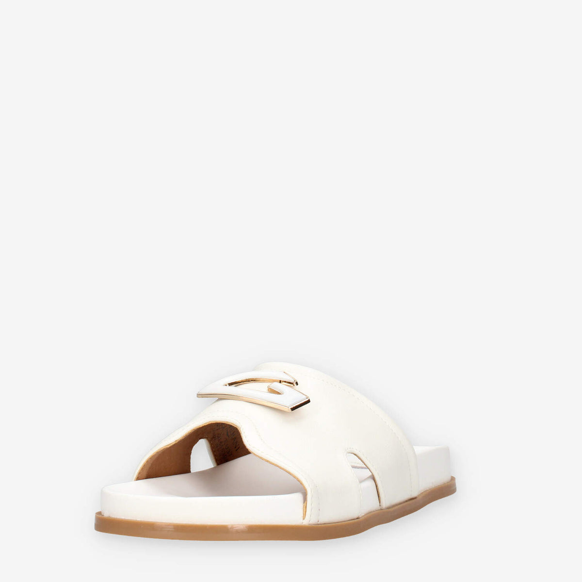 Guardiani GL61530A-098 NORA Ciabattine bianche da donna