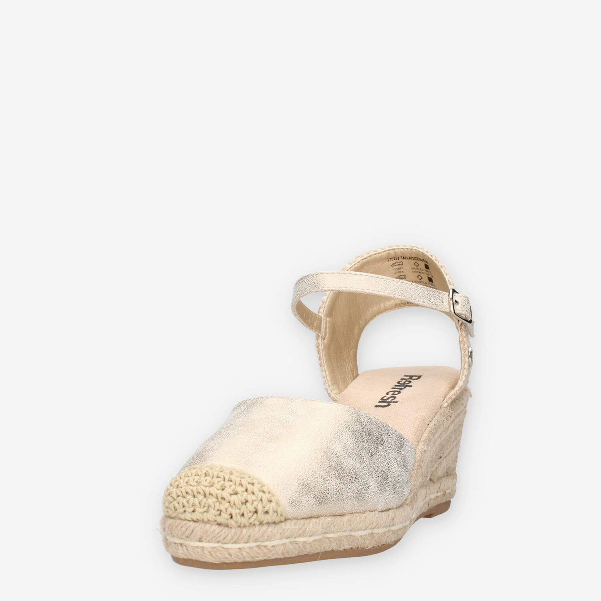 Refresh 175212-ORO Espadrillas oro da donna