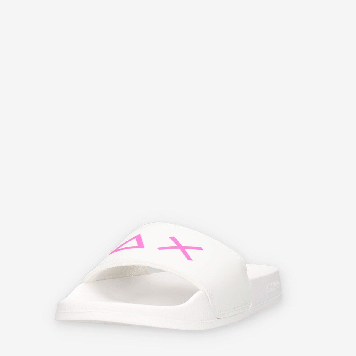 Sun 68 X36210-01BIANCO SLIPPERS LOGO Ciabatte bianche da nonna