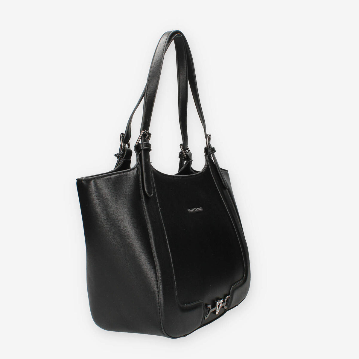 Valleverde 96221-NERO Borsa a spalla nera da donna
