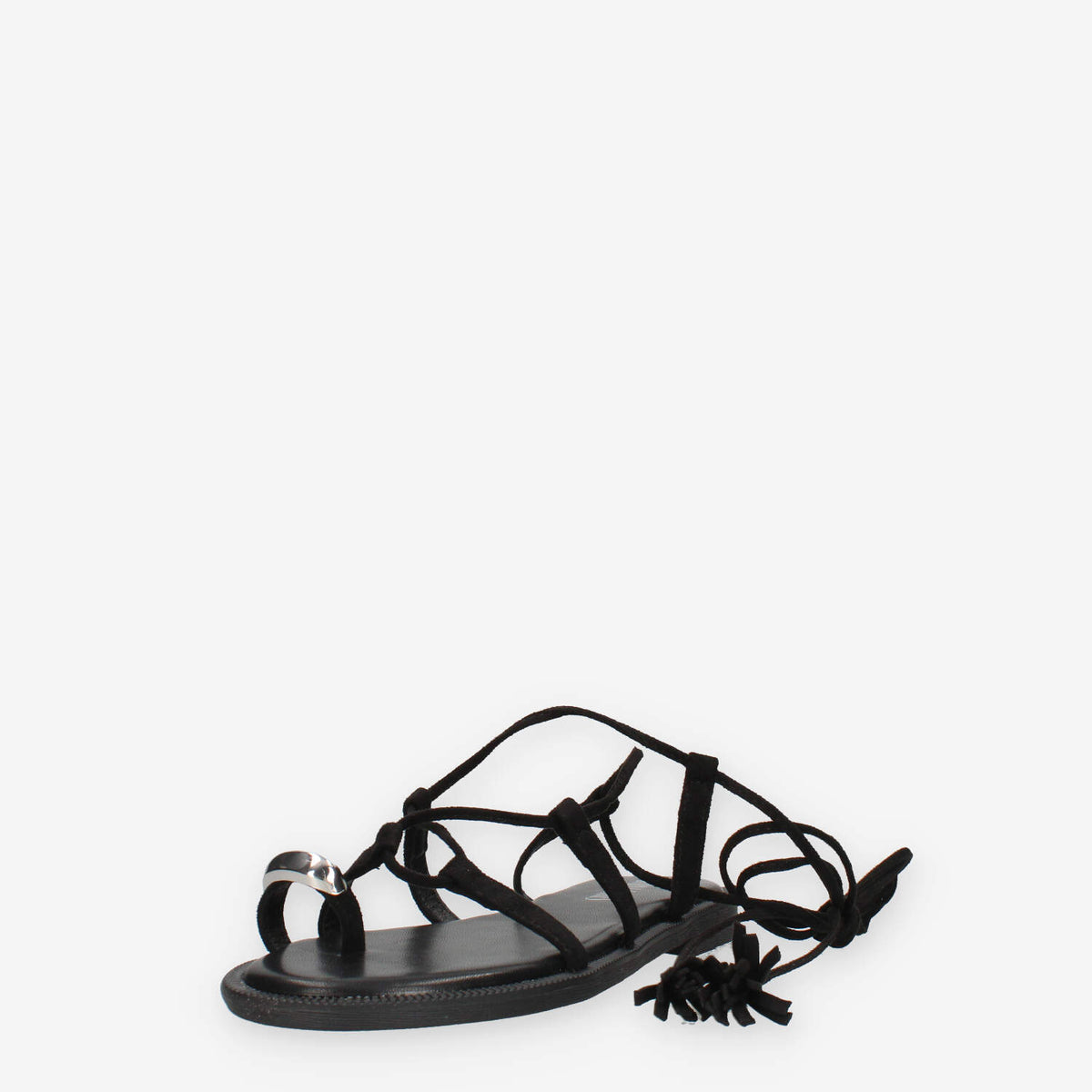 Marina Torres J41243-59-BLACK Sandali infradito neri alla schiava