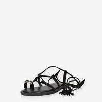 Marina Torres J41243-59-BLACK Sandali infradito neri alla schiava