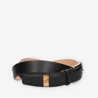 Alviero Martini Prima Classe BVA433-5600-0001 Cintura da uomo nera e Geo Classic