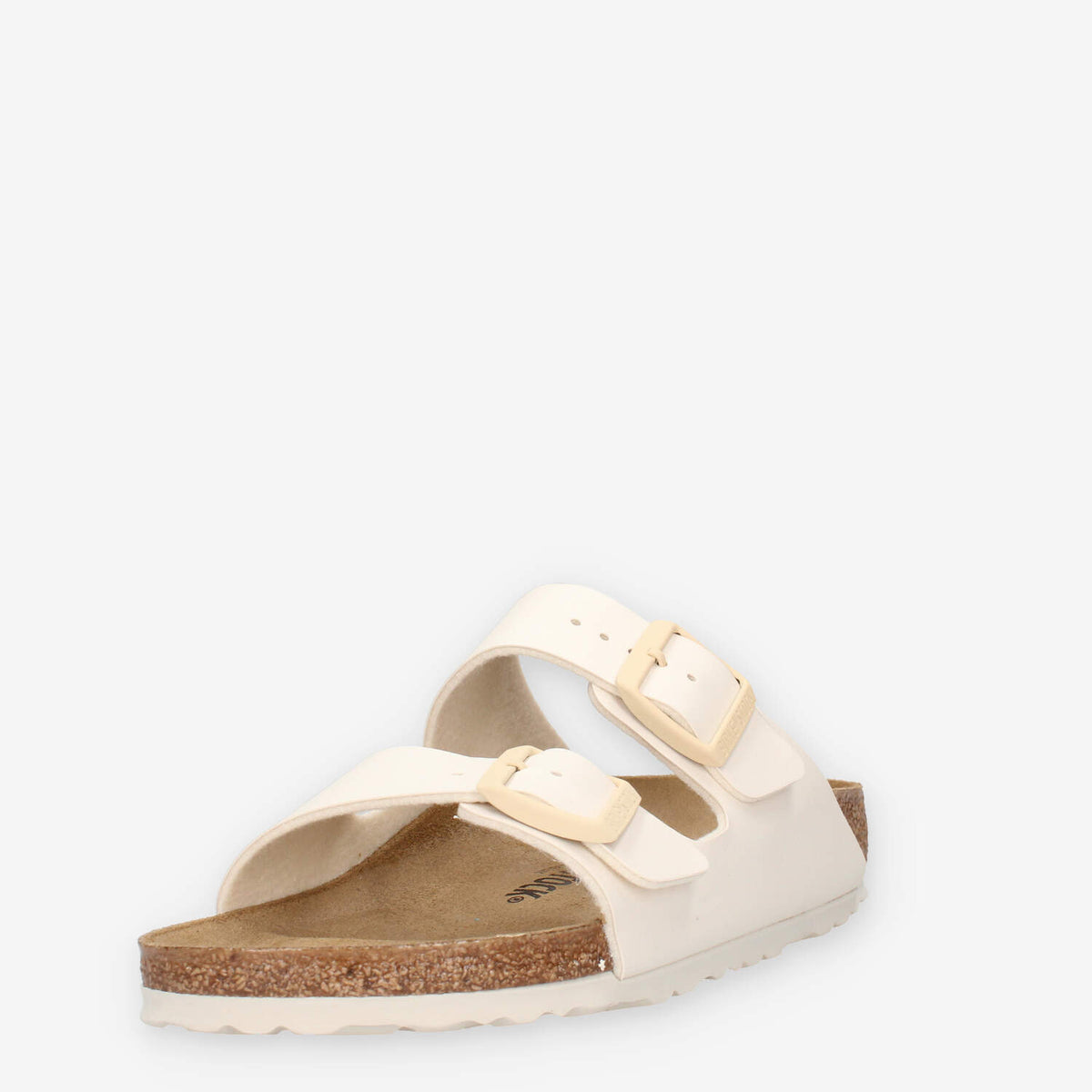 1027339-EGGSHELL Birkenstock Arizona BS Sandali scalzati bassi panna (calzata stretta)