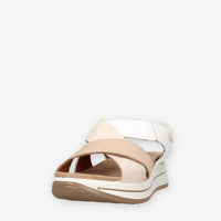 Igi&Co 1174922-PLATINO/BIANCO Sandali beige platino e bianchi da donna