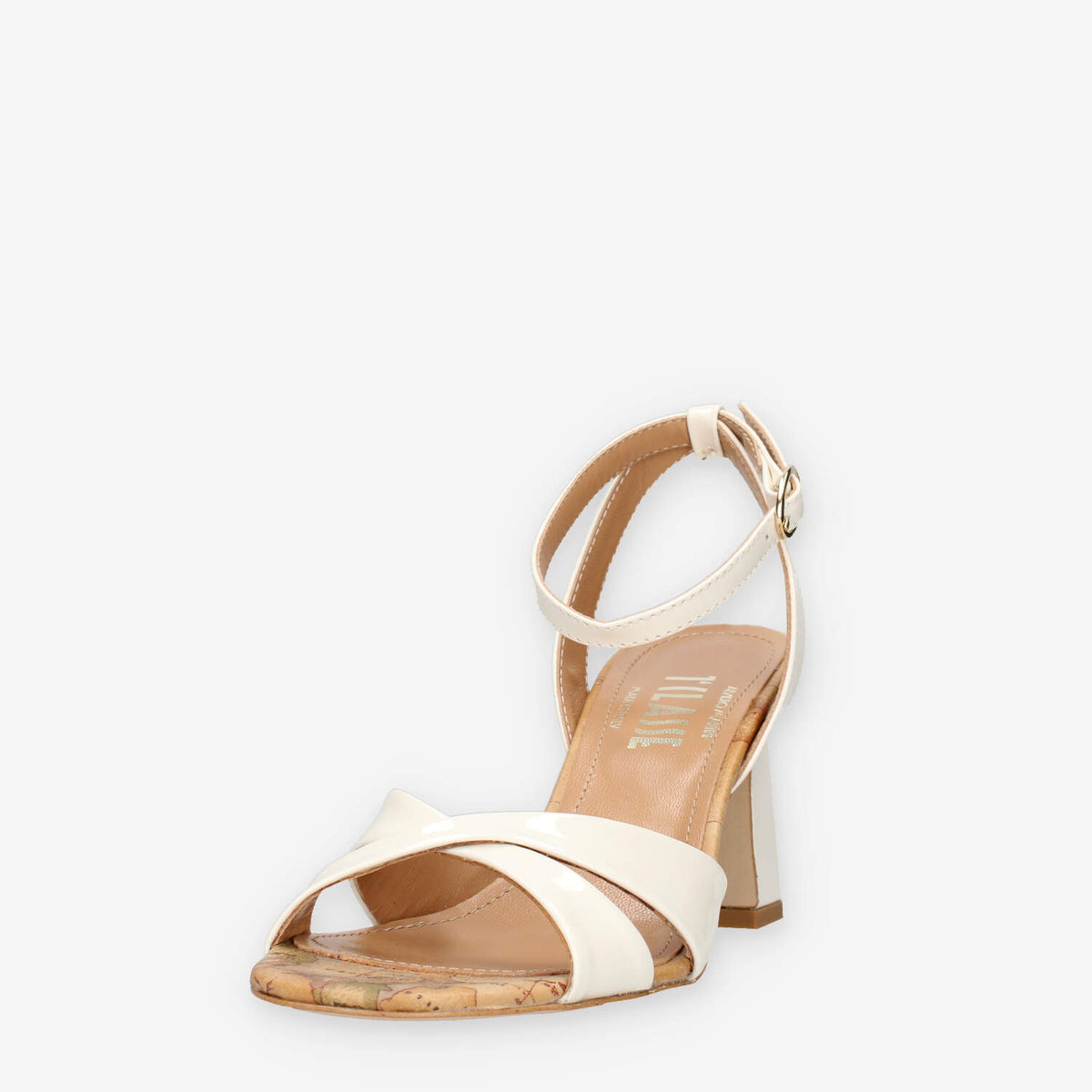 Alviero Martini Prima Classe Z1442-8261-0905 Sandali da donna avorio e Geo Classic