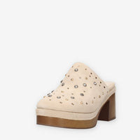 Carmela 163256-BEIGE Sabot beige da donna