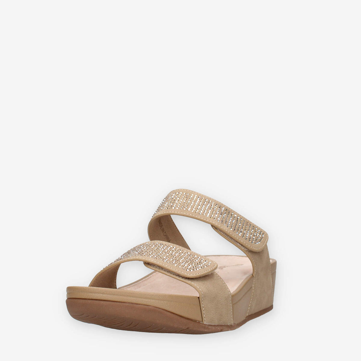 Valleverde V651Z-TAUPE Sandali scalzati taupe da donna