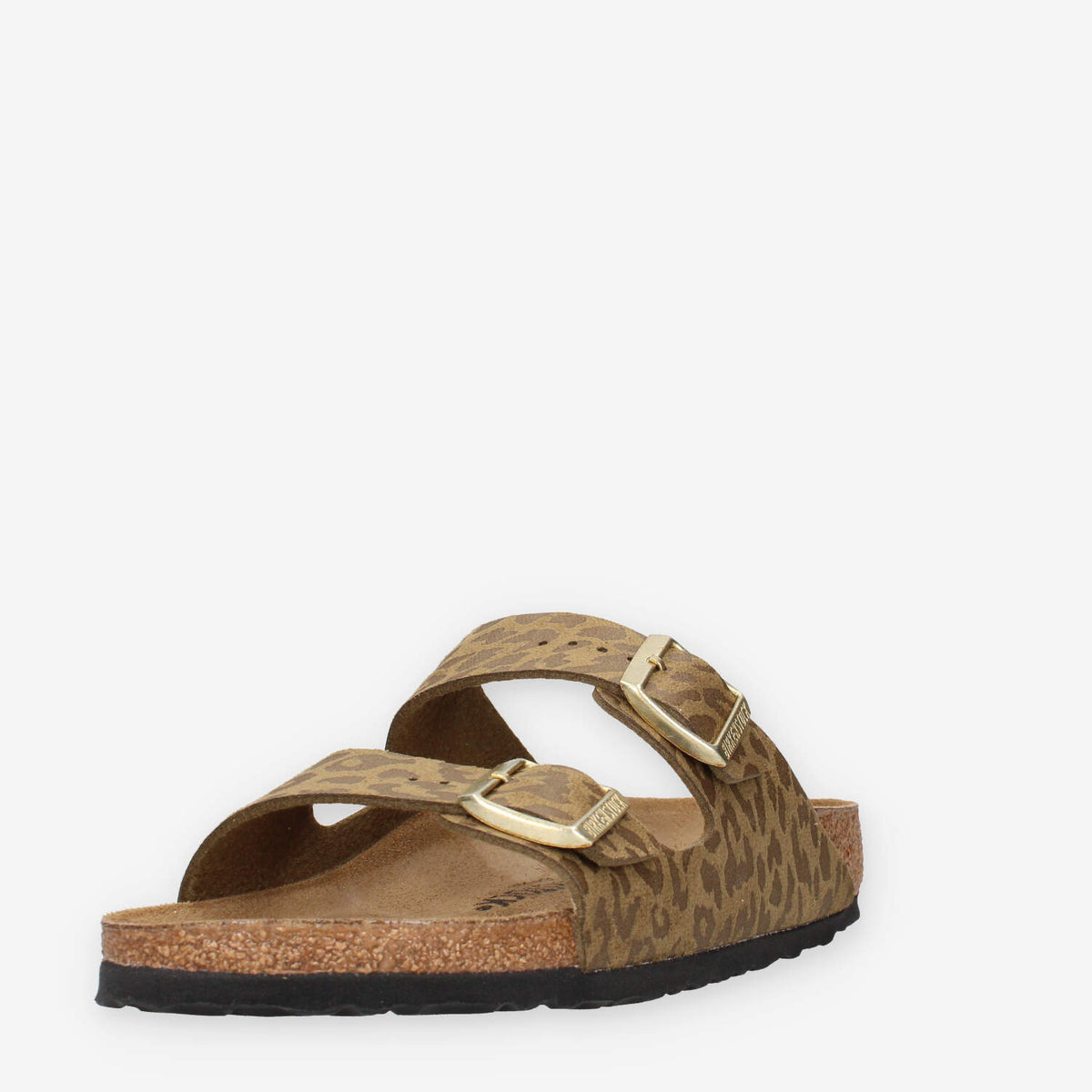 Birkenstock 1030586 Arizona BS Sandali scalzati bassi leo khaki (calzata stretta)