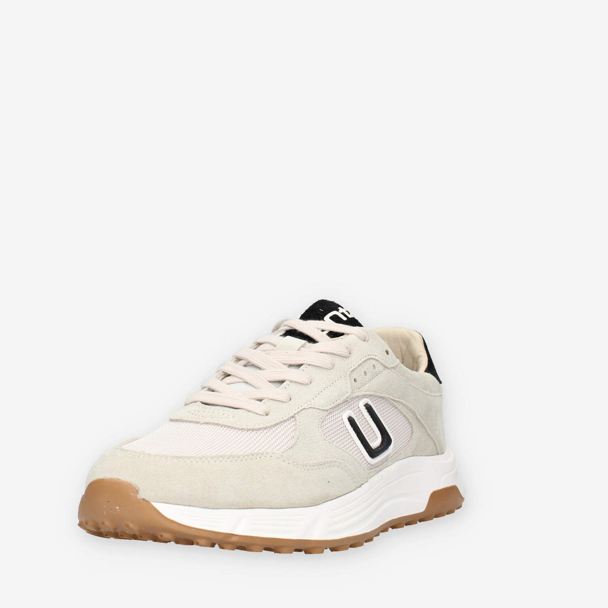 4 US by Paciotti 4US-15-BEI-BLA Sneakers beige e nere da uomo