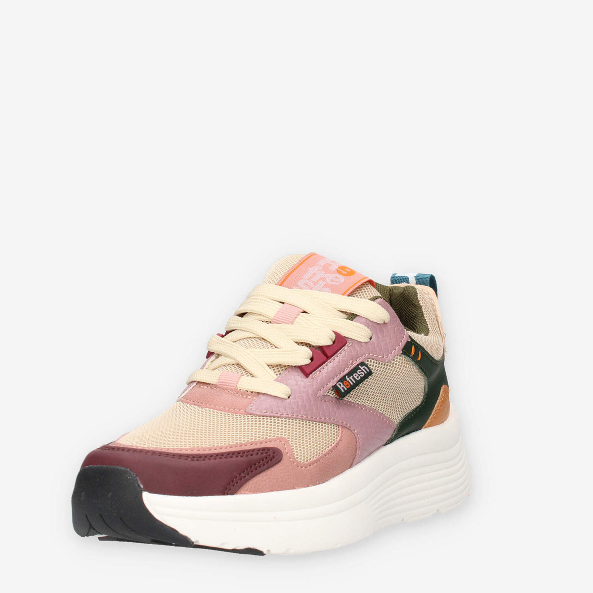 171405-NUDE Refresh Sneakers nude da donna