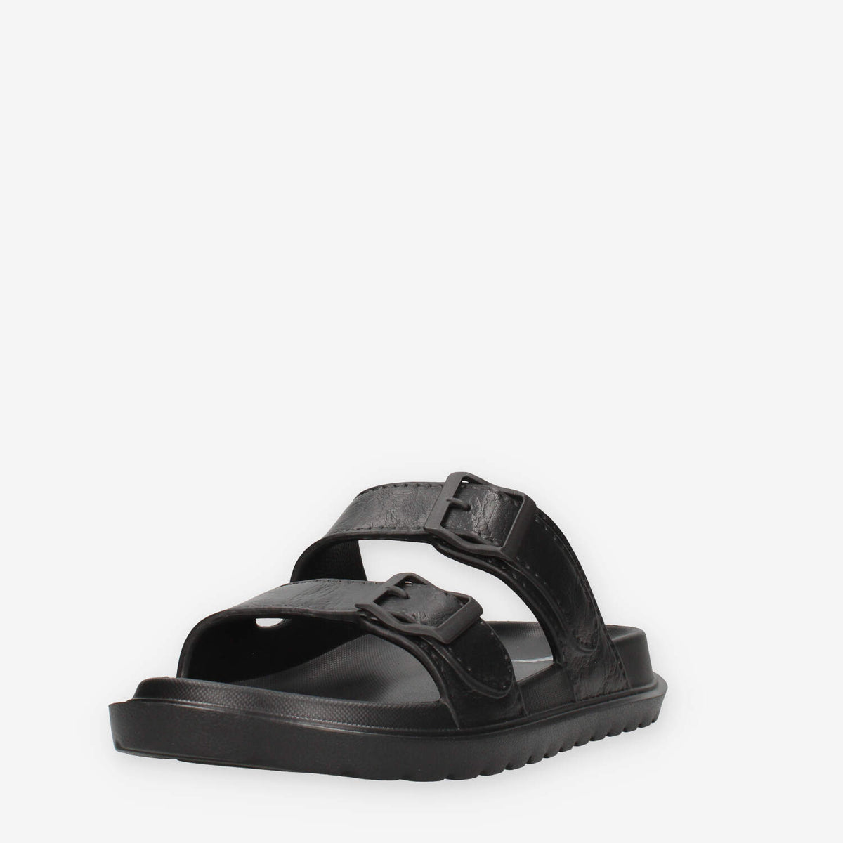 Refresh 175553-NEGRO Sandali scalzati neri da uomo
