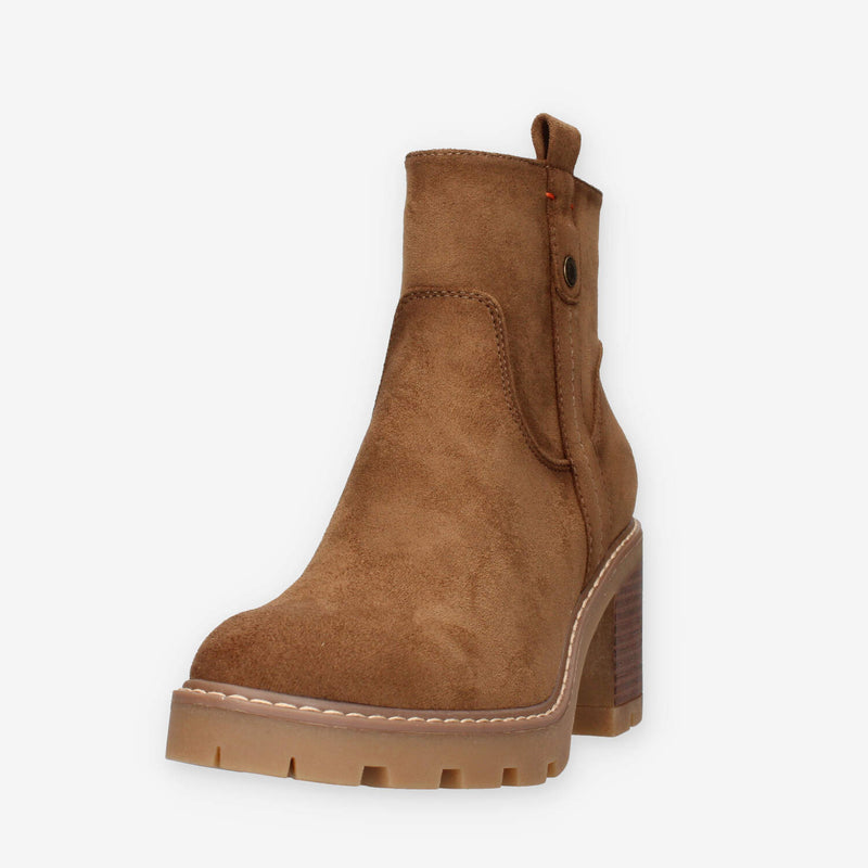 Refresh 173032-TAUPE BOTIN Stivaletti taupe da donna