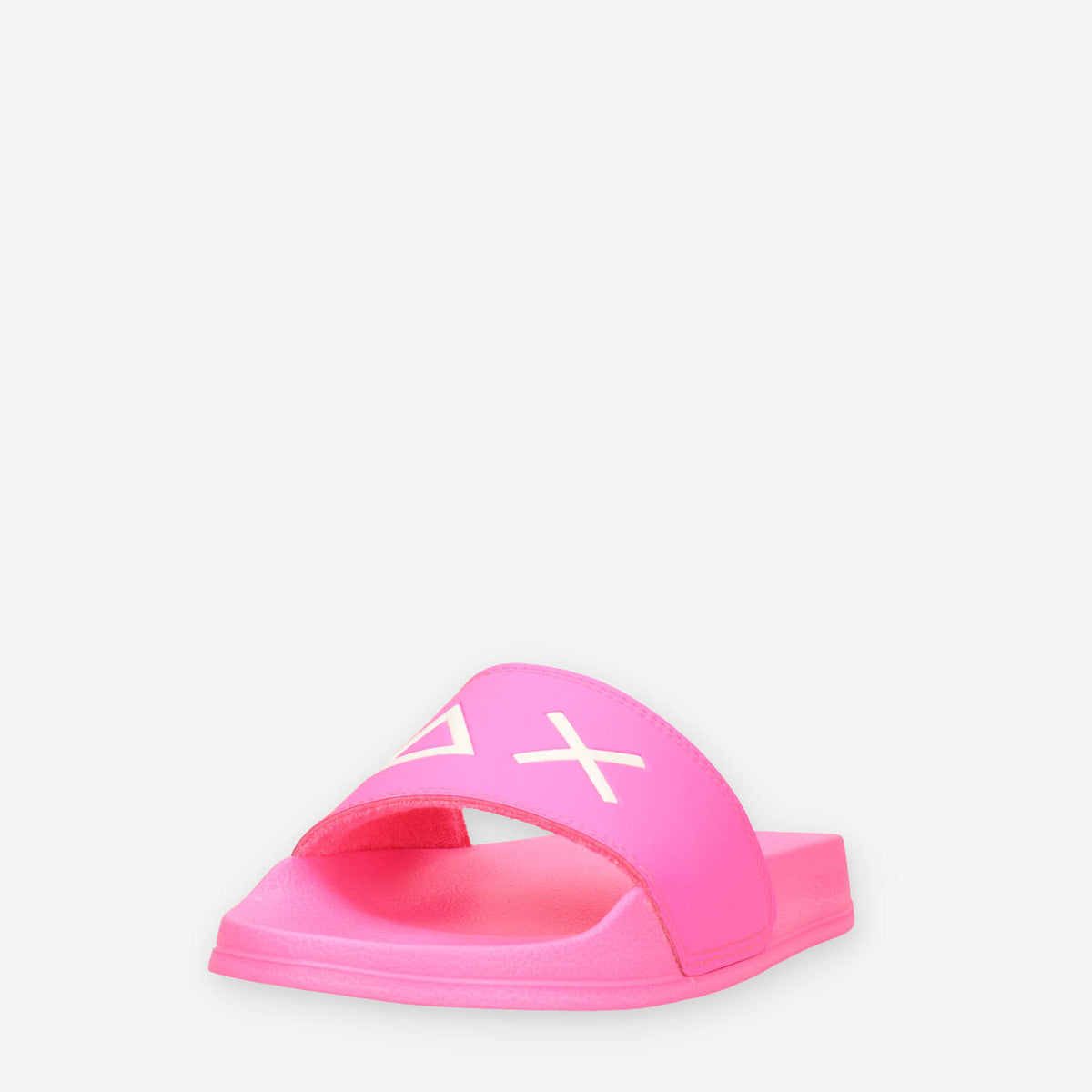 Sun 68 X36410T62FUXIA FLUO GIRL'S SLIPPERS LOGO (TEEN) Ciabatte fuxia da ragazza