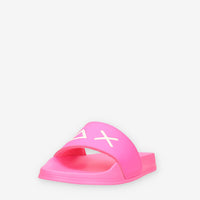 Sun 68 X36410T62FUXIA FLUO GIRL'S SLIPPERS LOGO (TEEN) Ciabatte fuxia da ragazza