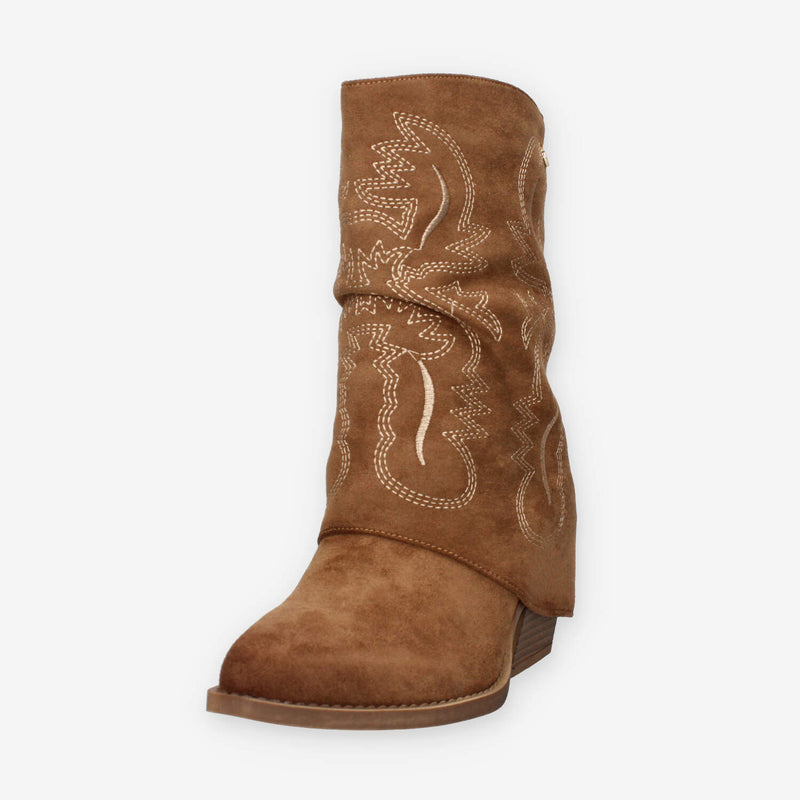 Xti Tentations 144470-CAMEL Stivaletti camel da donna